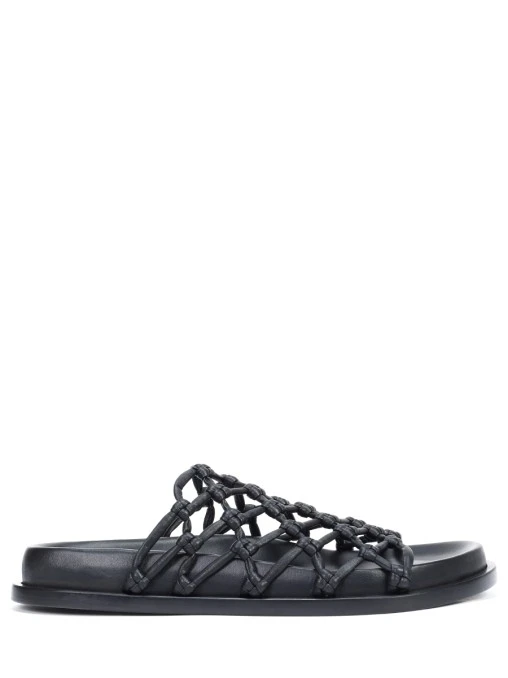 Шлепанцы кожаные JIL SANDER