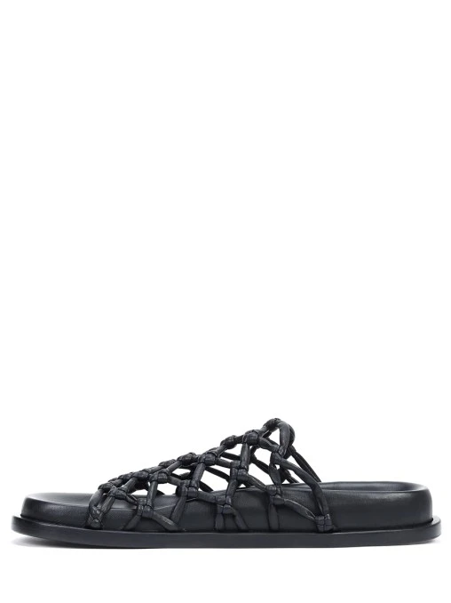 Шлепанцы кожаные JIL SANDER