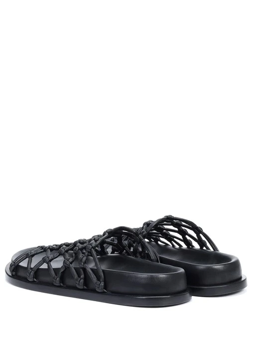 Шлепанцы кожаные JIL SANDER